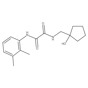 N1-(2,3-dimethylphenyl)-N2-((1-hydroxycyclopentyl)methyl)oxalamide Structure