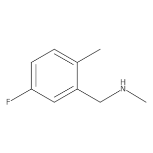 [(5-Fluoro-2-methylphenyl)methyl](methyl)amine结构式