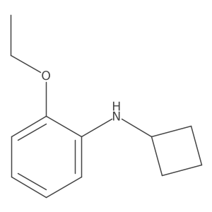 N-cyclobutyl-2-ethoxyaniline结构式
