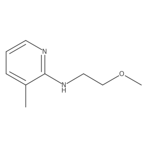 N-(2-methoxyethyl)-3-methylpyridin-2-amine结构式