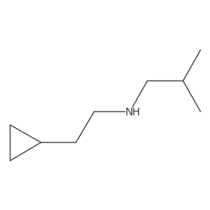 (2-Cyclopropyl-ethyl)-isobutyl-amine结构式