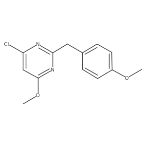 4-Chloro-6-methoxy-2-(4-methoxybenzyl)pyrimidine Structure