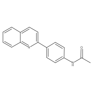 2-(4-Acetamido)phenylquinoline结构式