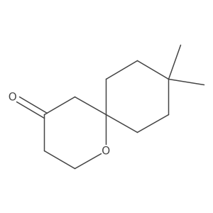 9,9-Dimethyl-1-oxaspiro[5.5]undecan-4-one Structure