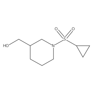 [1-(Cyclopropanesulfonyl)piperidin-3-yl]methanol Structure