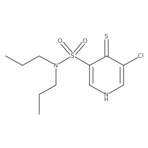 5-Chloro-4-mercapto-N,N-dipropylpyridine-3-sulfonamide Structure
