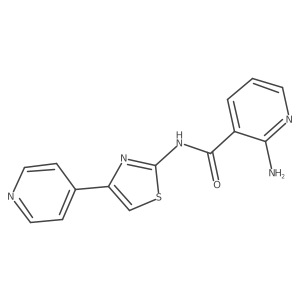 2-amino-N-[4-(pyridin-4-yl)-1,3-thiazol-2-yl]pyridine-3-carboxamide Structure