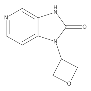 1,3-Dihydro-1-(3-oxetanyl)-2h-imidazo[4,5-c]pyridin-2-one结构式
