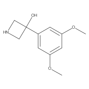 3-(3,5-Dimethoxyphenyl)azetidin-3-ol结构式