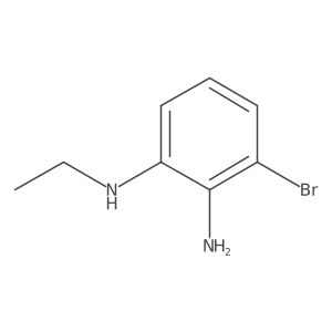 3-bromo-N1-ethylbenzene-1,2-diamine Structure