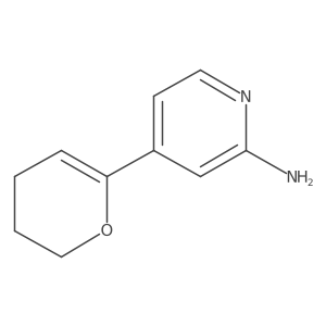 2-Pyridinamine, 4-(3,4-dihydro-2H-pyran-6-yl)-结构式