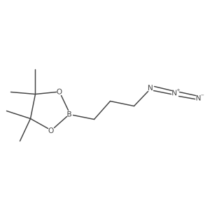 2-(3-Azidopropyl)-4,4,5,5-tetramethyl-1,3,2-dioxaborolane Structure