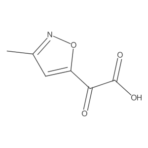 2-(3-Methyl-1,2-oxazol-5-yl)-2-oxoacetic acid Structure