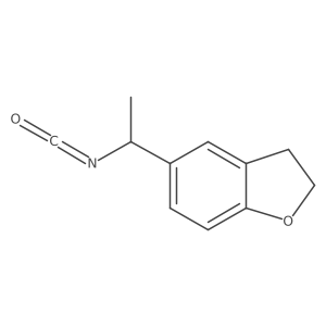 5-(1-Isocyanatoethyl)-2,3-dihydro-1-benzofuran Structure
