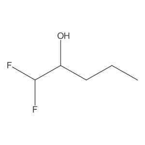 1,1-Difluoropentan-2-ol Structure
