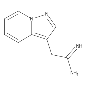2-{Pyrazolo[1,5-a]pyridin-3-yl}ethanimidamide Structure