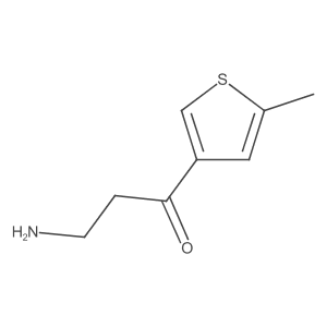 3-Amino-1-(5-methylthiophen-3-yl)propan-1-one Structure