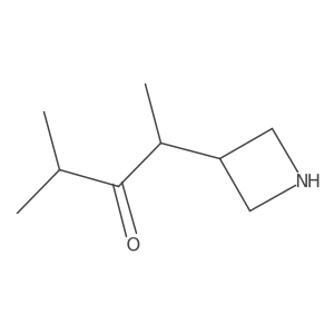 2-(Azetidin-3-yl)-4-methylpentan-3-one结构式