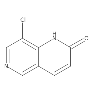 8-Chloro-1,6-naphthyridin-2(1h)-one Structure