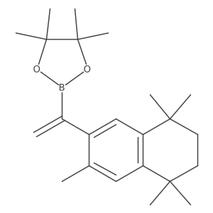 4,4,5,5-Tetramethyl-2-[1-(1,1,4,4,7-pentamethyltetralin-6-yl)vinyl]-1,3,2-dioxaborolane Structure