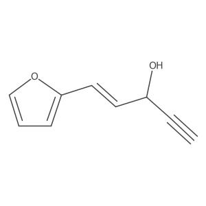 1-(2-Furanyl)-1-penten-4-yn-3-ol结构式