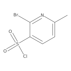 2-Bromo-6-methylpyridine-3-sulfonyl chloride结构式