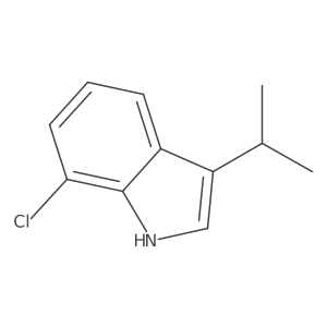 7-Chloro-3-(propan-2-yl)-1H-indole结构式