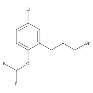1-(3-Bromopropyl)-5-chloro-2-(difluoromethoxy)benzene结构式