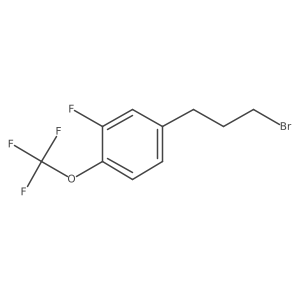 1-(3-Bromopropyl)-3-fluoro-4-(trifluoromethoxy)benzene结构式