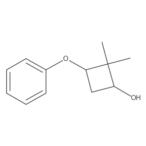 Rel-(1R,3S)-2,2-dimethyl-3-phenoxycyclobutan-1-ol Structure