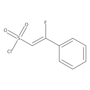 2-Fluoro-2-phenylethene-1-sulfonyl chloride结构式