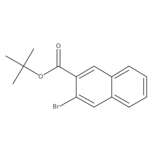 tert-Butyl 3-bromo-2-naphthoate结构式