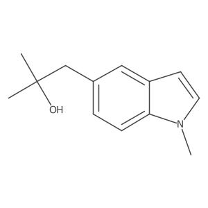 2-methyl-1-(1-methyl-1H-indol-5-yl)propan-2-ol结构式