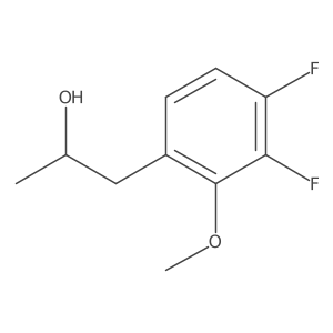 1-(3,4-Difluoro-2-methoxyphenyl)propan-2-ol Structure