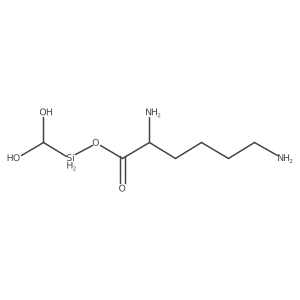 L-Lysine, dihydroxymethylsilyl ester Structure