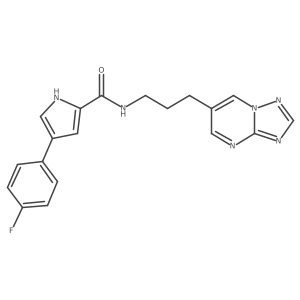 N-(3-([1,2,4]triazolo[1,5-a]pyrimidin-6-yl)propyl)-4-(4-fluorophenyl)-1H-pyrrole-2-carboxamide Structure