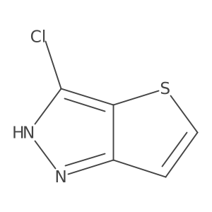 3-Chloro-1H-thieno[3,2-c]pyrazole结构式