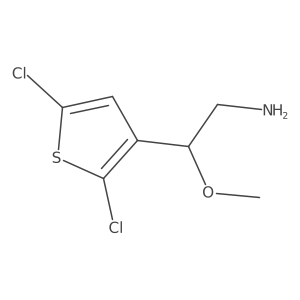 2-(2,5-Dichlorothiophen-3-yl)-2-methoxyethan-1-amine Structure