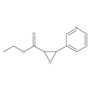 Ethyl 3-(3-pyridinyl)-2-oxiranecarboxylate结构式