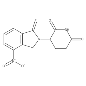 (S)-3-(4-Nitro-1-oxoisoindolin-2-yl)piperidine-2,6-dione Structure