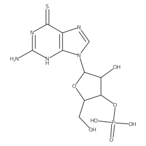 6-Thioguanosine 3'-monophosphate结构式