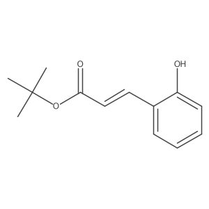tert-butyl (2E)-3-(2-hydroxyphenyl)prop-2-enoate Structure