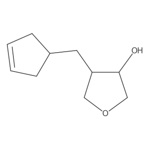 4-[(Cyclopent-3-en-1-yl)methyl]oxolan-3-ol Structure