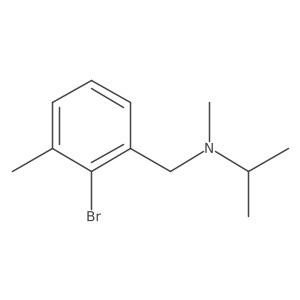 [(2-Bromo-3-methylphenyl)methyl](methyl)(propan-2-yl)amine结构式