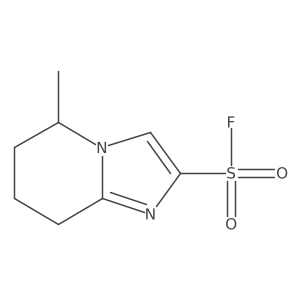 5-methyl-5H,6H,7H,8H-imidazo[1,2-a]pyridine-2-sulfonyl fluoride结构式