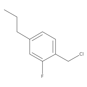 1-(Chloromethyl)-2-fluoro-4-propylbenzene结构式