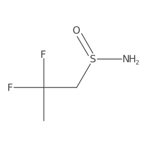 2,2-Difluoropropane-1-sulfinamide Structure
