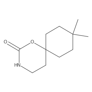 9,9-Dimethyl-1-oxa-3-azaspiro[5.5]undecan-2-one结构式