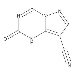 2-oxo-1H-pyrazolo[1,5-a][1,3,5]triazine-8-carbonitrile结构式