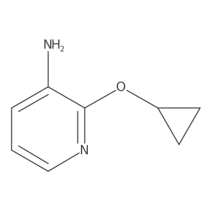 2-Cyclopropoxypyridin-3-amine结构式
